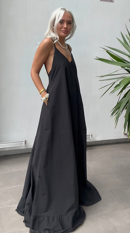 Polyemid Maxi boy elbise