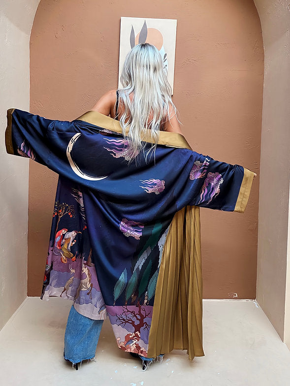 Minyatür Desen Kimono