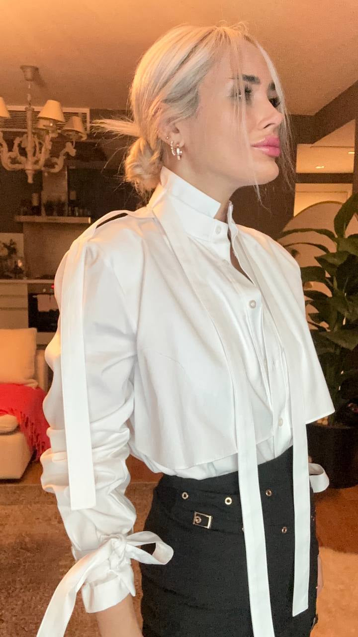 Çift Yakalı Amanda Gömlek