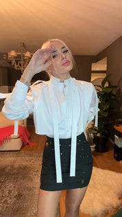 Çift Yakalı Amanda Gömlek